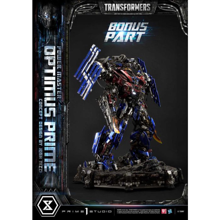 Transformers Museum Masterline Statue Powermaster Optimus Prime Concept by Josh Nizzi Ultimate Bonus Version 99 cm 