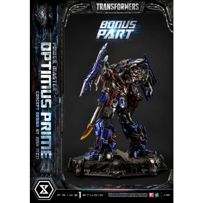 Transformers Museum Masterline Statue Powermaster Optimus Prime Concept by Josh Nizzi Ultimate Bonus Version 99 cm 