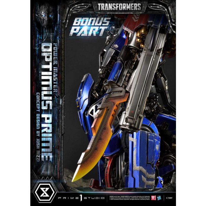 Transformers Museum Masterline Statue Powermaster Optimus Prime Concept by Josh Nizzi Ultimate Bonus Version 99 cm 