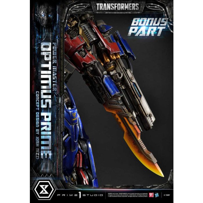 Transformers Museum Masterline Statue Powermaster Optimus Prime Concept by Josh Nizzi Ultimate Bonus Version 99 cm 