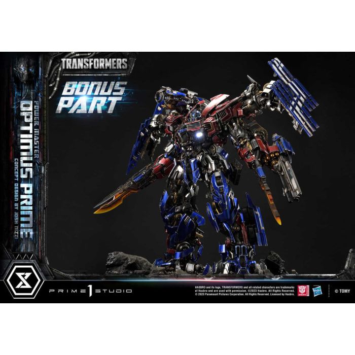 Transformers Museum Masterline Statue Powermaster Optimus Prime Concept by Josh Nizzi Ultimate Bonus Version 99 cm 