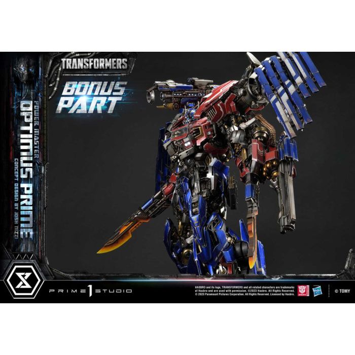 Transformers Museum Masterline Statue Powermaster Optimus Prime Concept by Josh Nizzi Ultimate Bonus Version 99 cm 