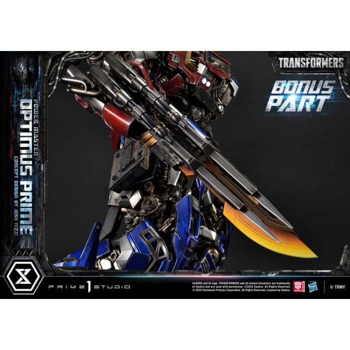 Transformers Museum Masterline Statue Powermaster Optimus Prime Concept by Josh Nizzi Ultimate Bonus Version 99 cm 