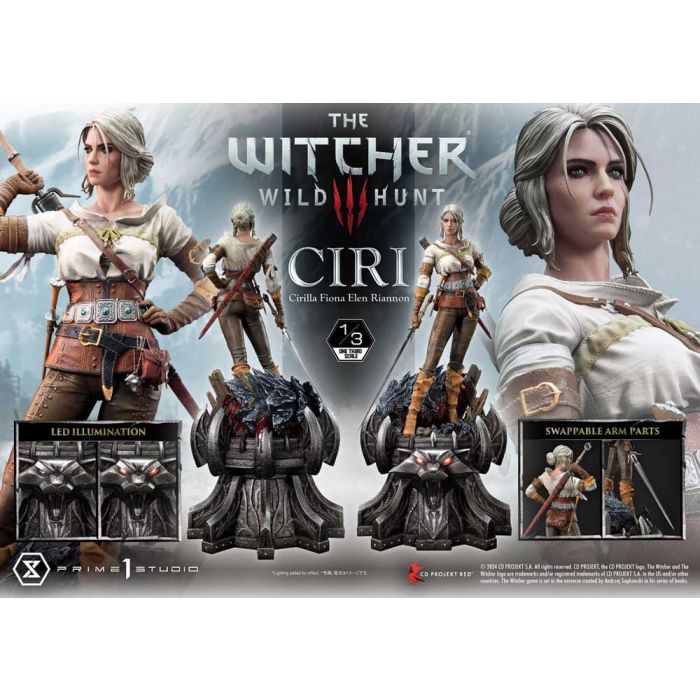 The Witcher 3: Wild Hunt Museum Masterline Statue 1/3 Wild Hunt Ciri Fiona Elen Riannon Bonus Version 81 cm