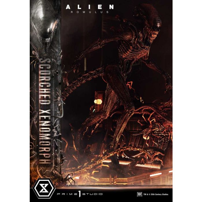Alien: Romulus Museum Masterline XL Statue 1/3 Scorched Xenomorph 98 cm