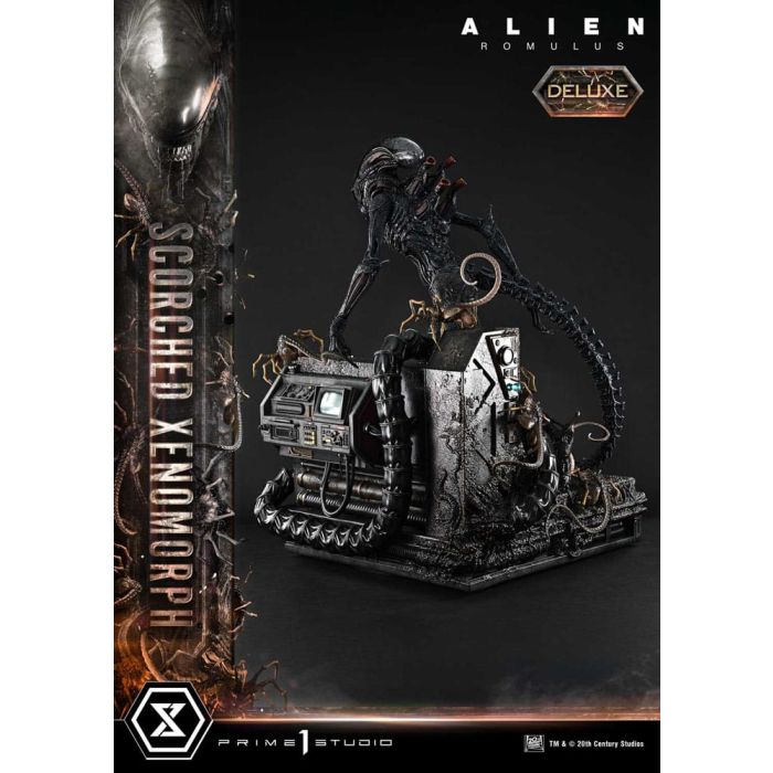 Alien: Romulus Museum Masterline XL Statue 1/3 Scorched Xenomorph Deluxe Version 98 cm