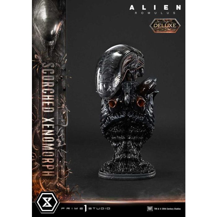 Alien: Romulus Museum Masterline XL Statue 1/3 Scorched Xenomorph Deluxe Version 98 cm