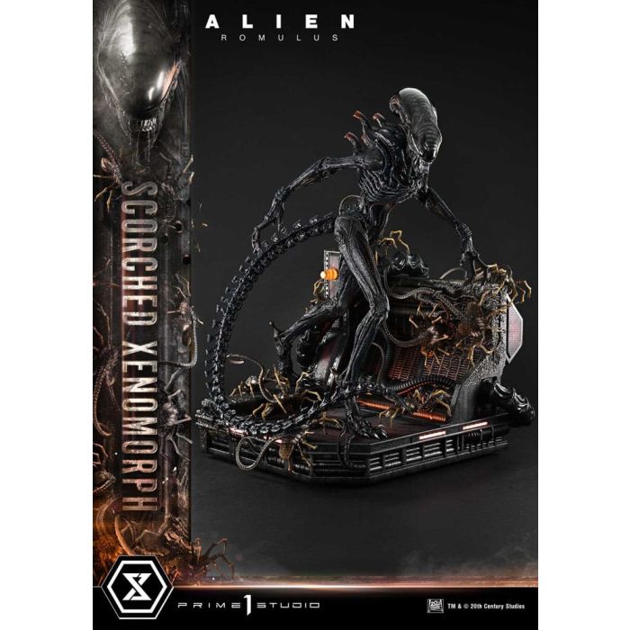 Alien: Romulus Museum Masterline XL Statue 1/3 Scorched Xenomorph Deluxe Version 98 cm