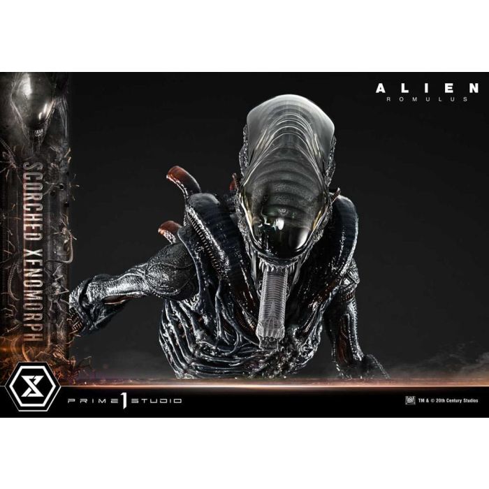 Alien: Romulus Museum Masterline XL Statue 1/3 Scorched Xenomorph Deluxe Version 98 cm
