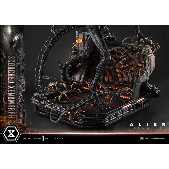 Alien: Romulus Museum Masterline XL Statue 1/3 Scorched Xenomorph Deluxe Version 98 cm