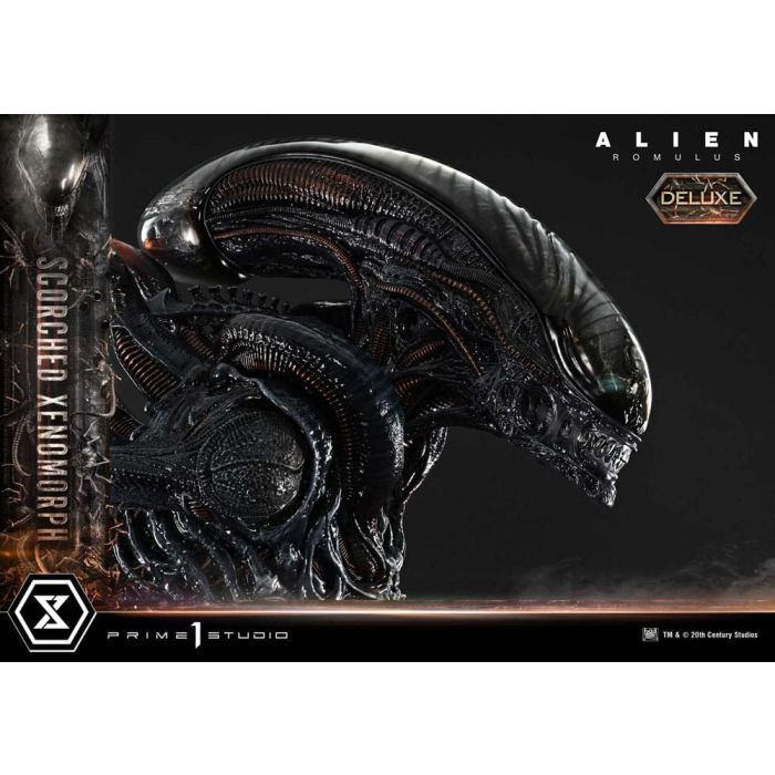Alien: Romulus Museum Masterline XL Statue 1/3 Scorched Xenomorph Deluxe Version 98 cm