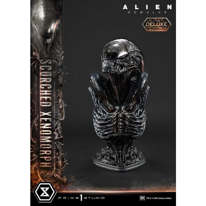 Alien: Romulus Museum Masterline XL Statue 1/3 Scorched Xenomorph Deluxe Bonus Version 98 cm