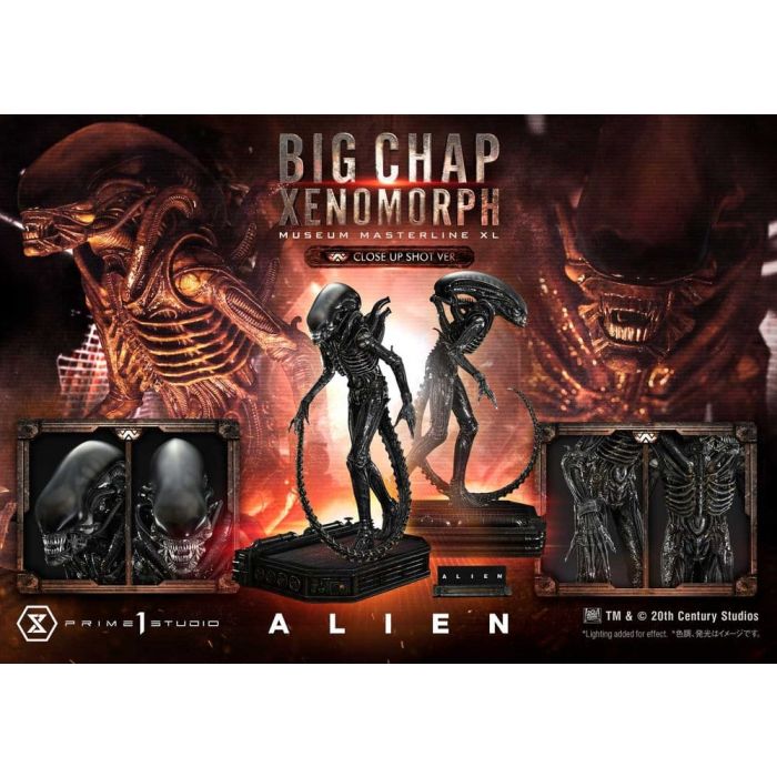 Alien (Film) Museum Masterline XL Statue 1/3 Big Chap Xenomorph Close Up Shot Ver. 100 cm