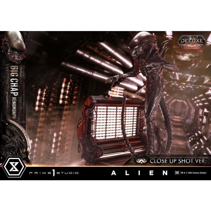 Alien (Film) Museum Masterline XL Statue 1/3 Big Chap Xenomorph Close Up Shot Ver. Deluxe Version 100 cm