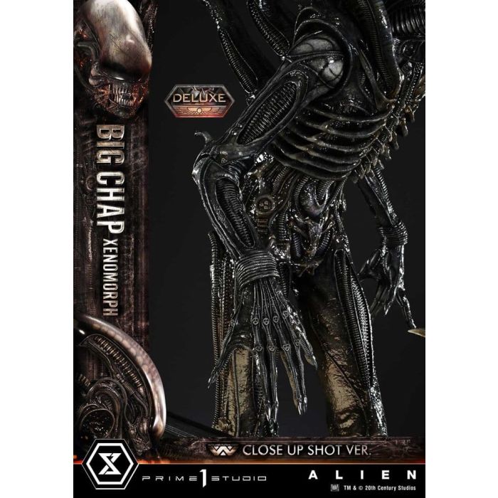 Alien (Film) Museum Masterline XL Statue 1/3 Big Chap Xenomorph Close Up Shot Ver. Deluxe Version 100 cm