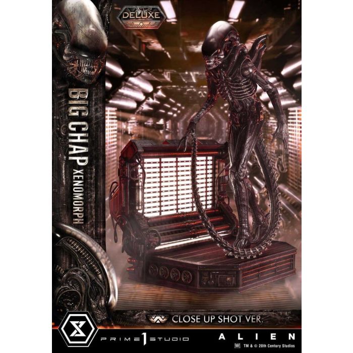Alien (Film) Museum Masterline XL Statue 1/3 Big Chap Xenomorph Close Up Shot Ver. DX Bonus Version 100 cm