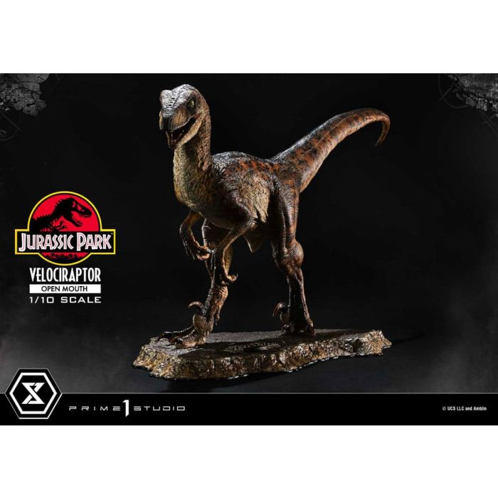 Jurassic Park Prime Collectibles Statue 1/10 Velociraptor Open Mouth 19 cm