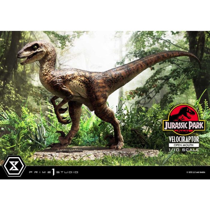 Jurassic Park Prime Collectibles Statue 1/10 Velociraptor Open Mouth 19 cm