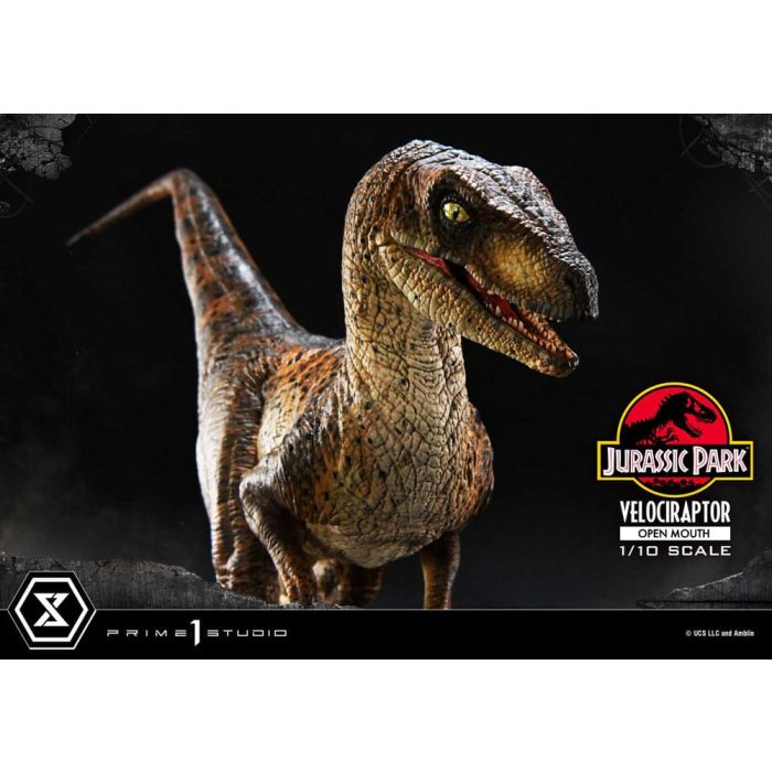 Jurassic Park Prime Collectibles Statue 1/10 Velociraptor Open Mouth 19 cm