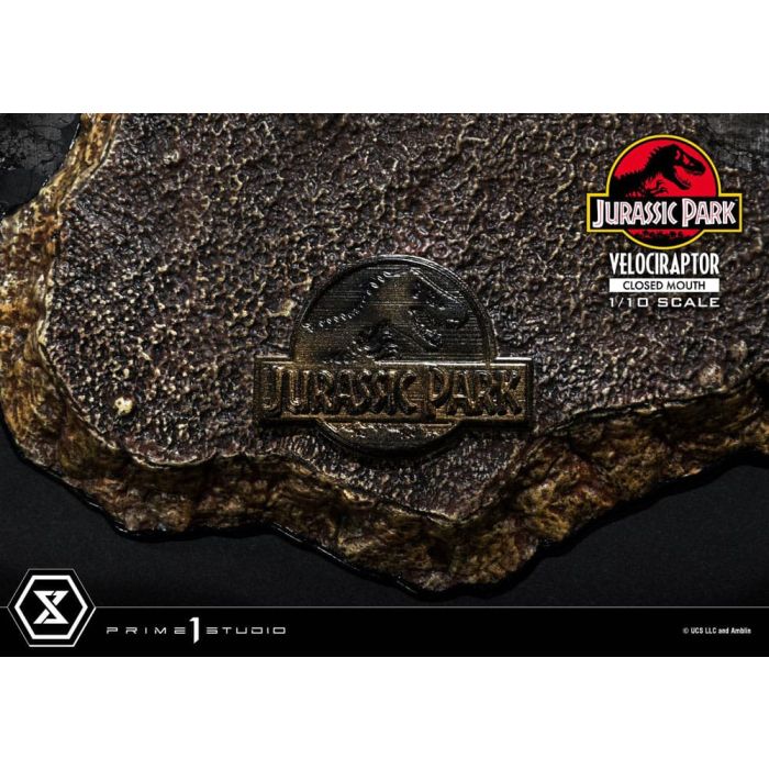 Jurassic Park Prime Collectibles Statue 1/10 Velociraptor Closed Mouth 19 cm