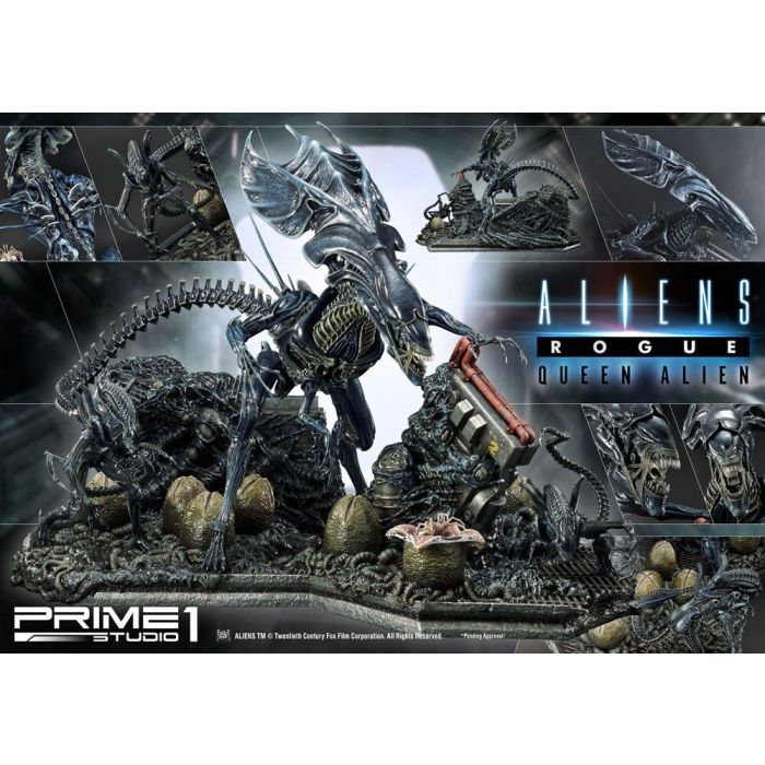 Aliens Premium Masterline Series Statue Queen Alien Battle Diorama 71 cm