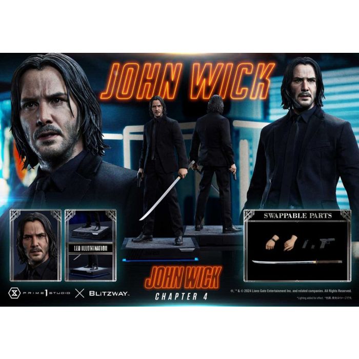John Wick Chapter 4 Premium Masterline Series Statue 1/4 John Wick 54 cm
