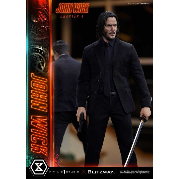 John Wick Chapter 4 Ultimate Premium Masterline Series Statue 1/4 John Wick Deluxe Version 54 cm