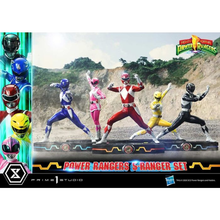 Mighty Morphin Power Rangers Premium Masterline Set of 5 Statues 1/4 57 cm