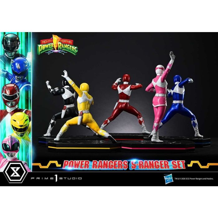 Mighty Morphin Power Rangers Premium Masterline Set of 5 Statues 1/4 57 cm