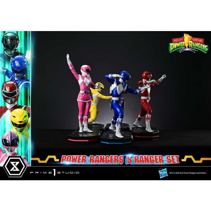 Mighty Morphin Power Rangers Premium Masterline Set of 5 Statues 1/4 57 cm