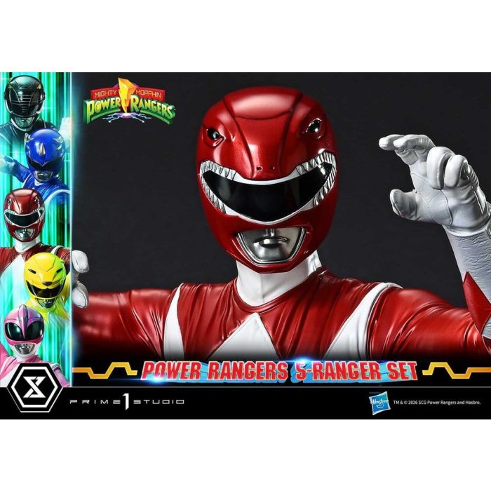 Mighty Morphin Power Rangers Premium Masterline Set of 5 Statues 1/4 57 cm