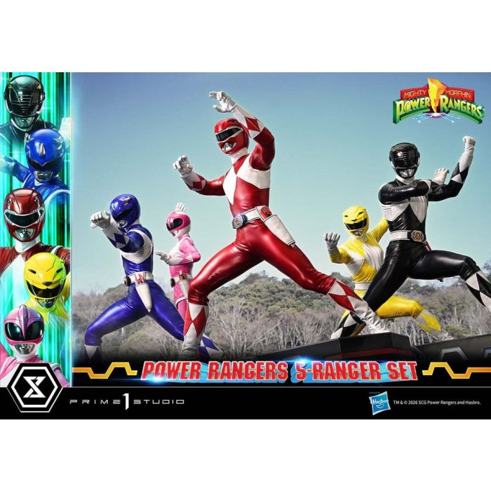 Mighty Morphin Power Rangers Premium Masterline Set of 5 Statues 1/4 57 cm