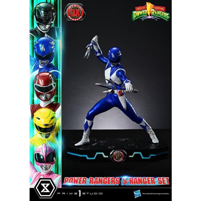 Mighty Morphin Power Rangers Premium Masterline Set of 5 Statues 1/4 Deluxe Version 62 cm