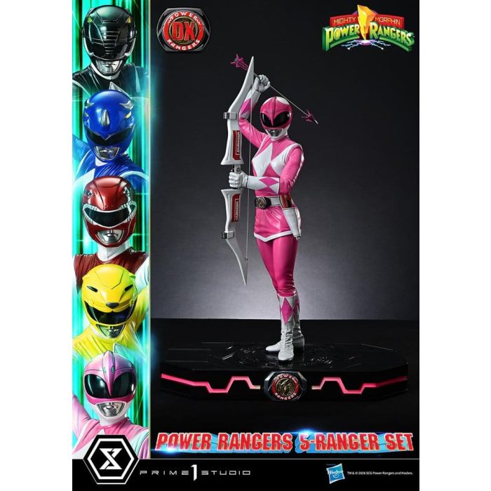 Mighty Morphin Power Rangers Premium Masterline Set of 5 Statues 1/4 Deluxe Version 62 cm