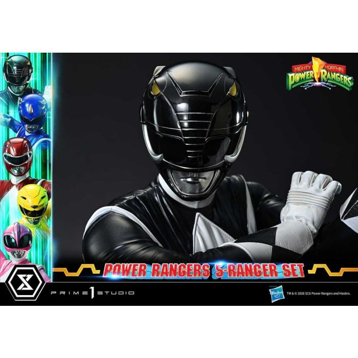 Mighty Morphin Power Rangers Premium Masterline Set of 5 Statues 1/4 Deluxe Version 62 cm