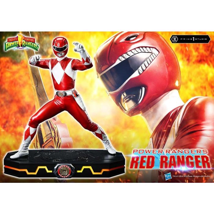 Mighty Morphin Power Rangers Premium Masterline Statue 1/4 Red Ranger 62 cm