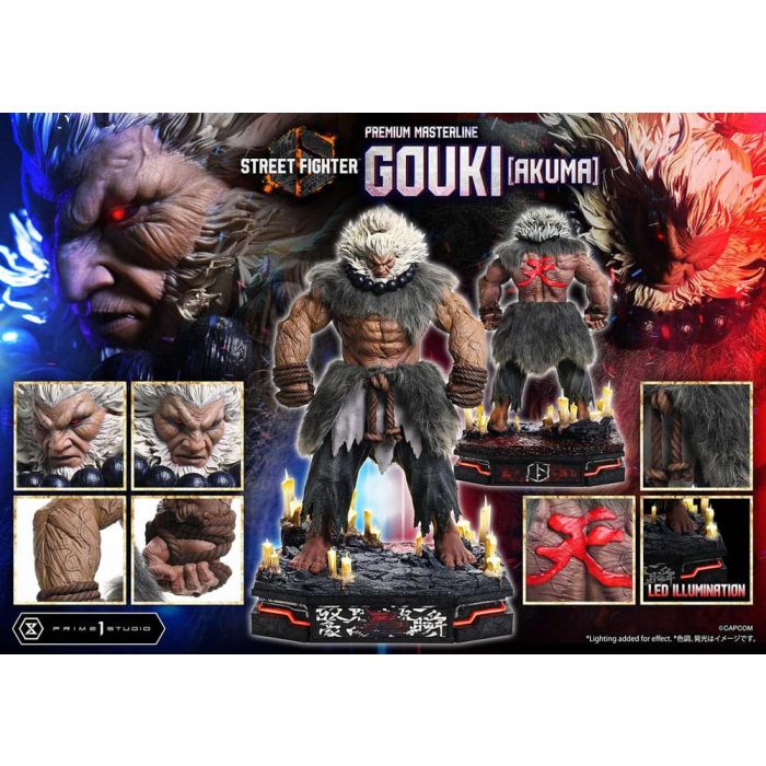 Street Fighter 6 Premium Masterline Series Statue 1/4 Akuma Regular Version 60 cm