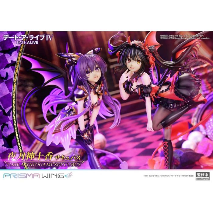 Date A Live Prisma Wing PVC Statue 1/7 Tohka Yatogami succubus 25 cm