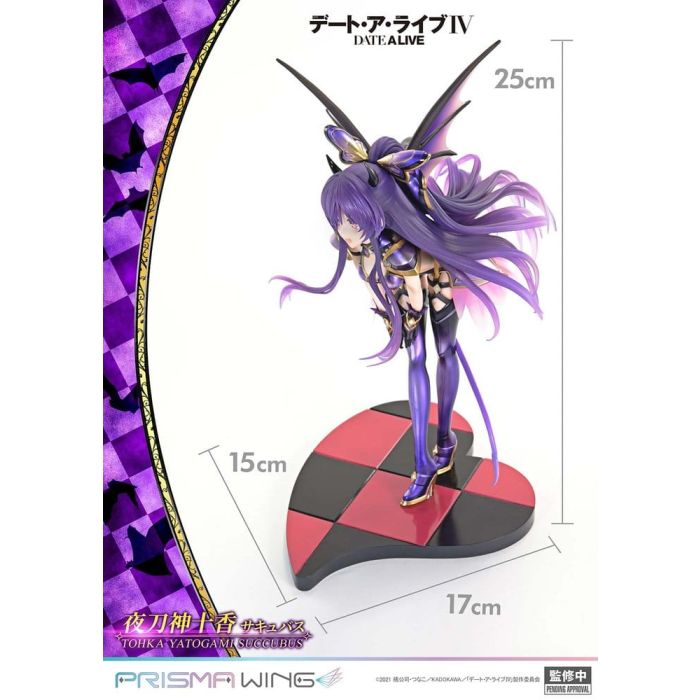 Date A Live Prisma Wing PVC Statue 1/7 Tohka Yatogami succubus 25 cm