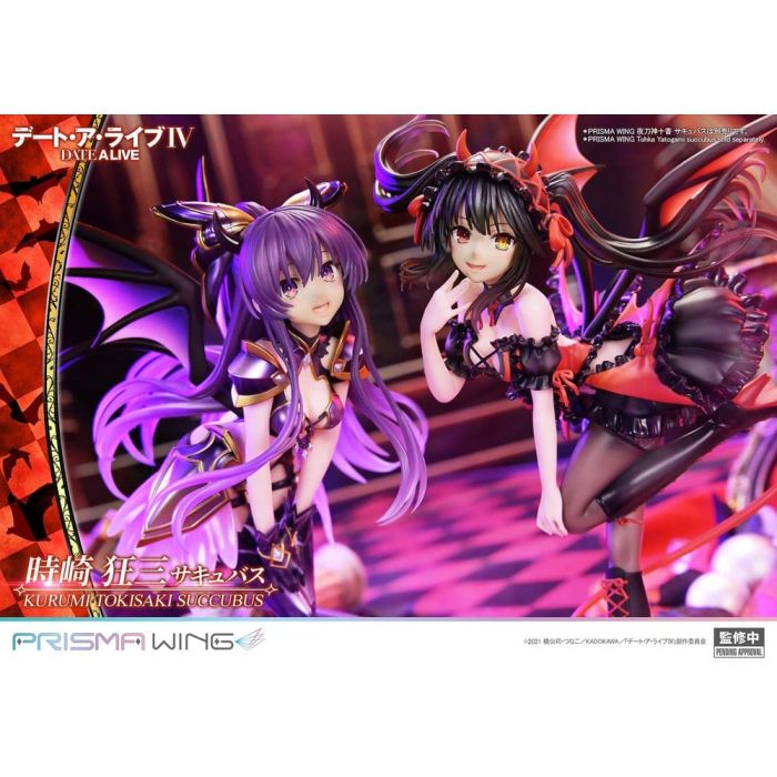 Date A Live Prisma Wing PVC Statue 1/7 Kurumi Tokisaki succubus 25 cm    
