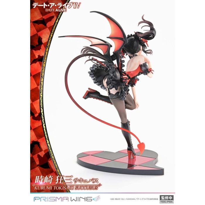Date A Live Prisma Wing PVC Statue 1/7 Kurumi Tokisaki succubus 25 cm    