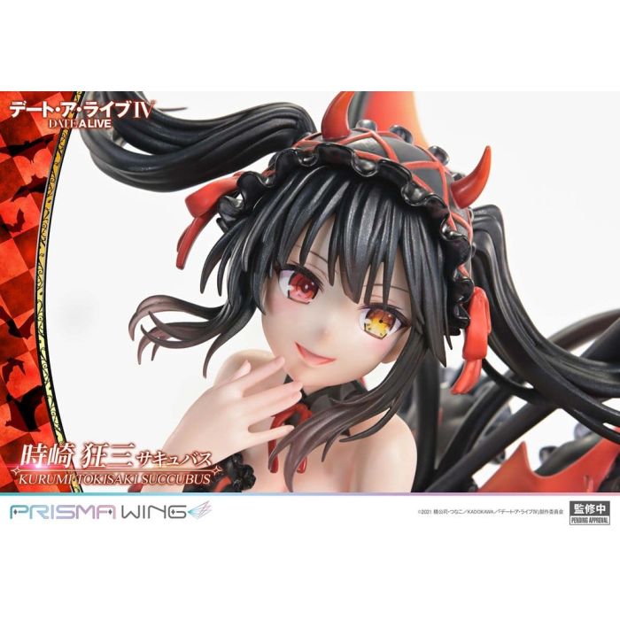 Date A Live Prisma Wing PVC Statue 1/7 Kurumi Tokisaki succubus 25 cm    