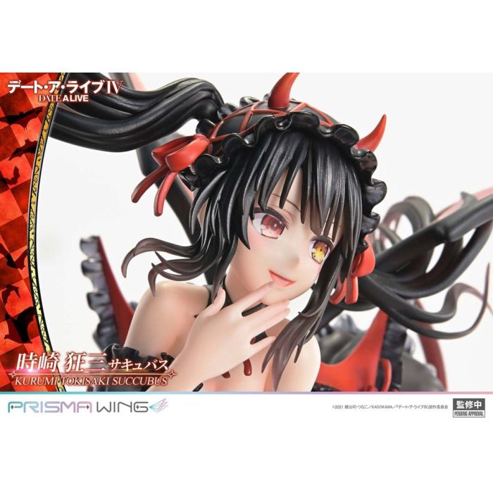 Date A Live Prisma Wing PVC Statue 1/7 Kurumi Tokisaki succubus 25 cm    