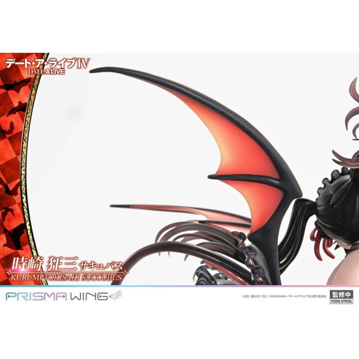 Date A Live Prisma Wing PVC Statue 1/7 Kurumi Tokisaki succubus 25 cm    