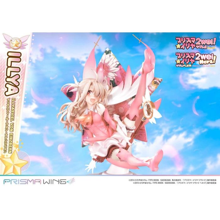 Fate Prisma Wing PVC Statue 1/7 Illyasviel von Einzbern Bonus Version 20 cm
