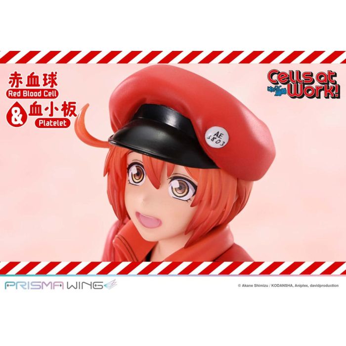 Cells at Work Prisma Wing PVC Statue Red Blood Cell & Platelet 26 cm