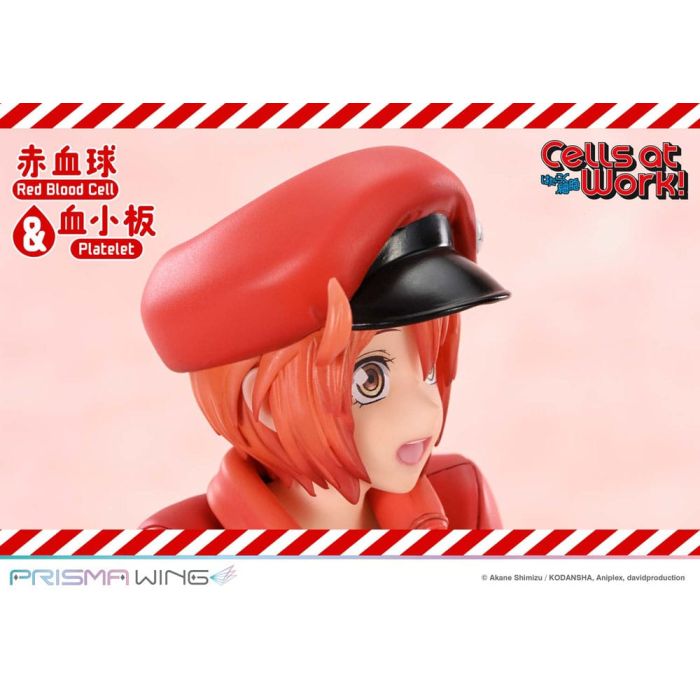 Cells at Work Prisma Wing PVC Statue Red Blood Cell & Platelet 26 cm