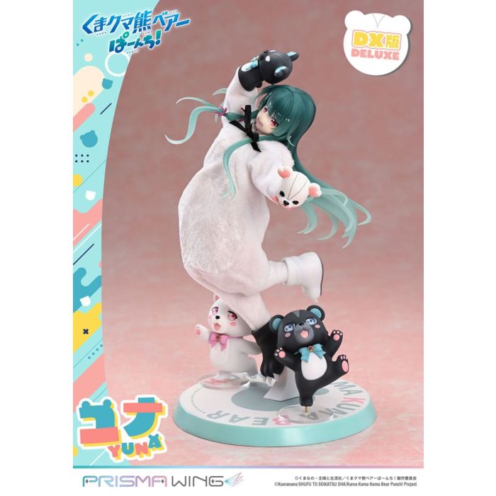 Kuma Kuma Kuma Bear Punch! Prisma Wing PVC Statue 1/7 Yuna Deluxe Version 28 cm