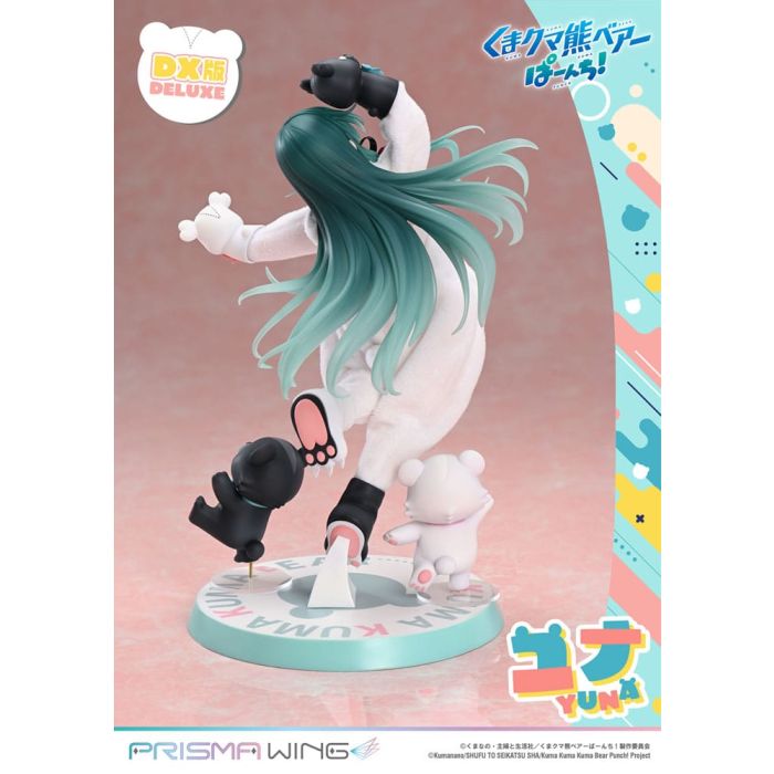 Kuma Kuma Kuma Bear Punch! Prisma Wing PVC Statue 1/7 Yuna Deluxe Version 28 cm