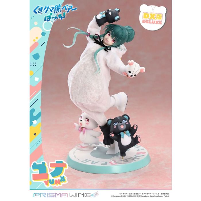 Kuma Kuma Kuma Bear Punch! Prisma Wing PVC Statue 1/7 Yuna Deluxe Version 28 cm